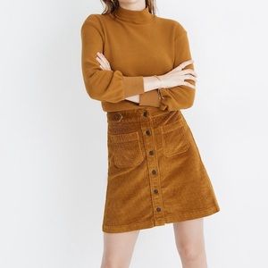 Madewell Corduroy A-Line Mini Skirt - 6